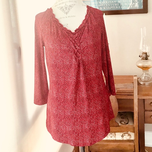 Dana Buchman Blouse Tunic Sz S - Picture 2 of 8